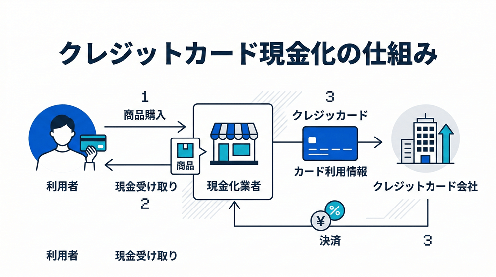 クレジットカード現金化の仕組み